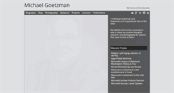 Desktop Screenshot of goetzman.co