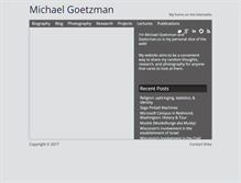 Tablet Screenshot of goetzman.co